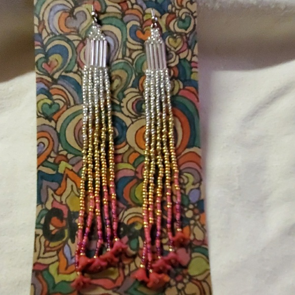 Beaded Earrings - Picture 2 of 3